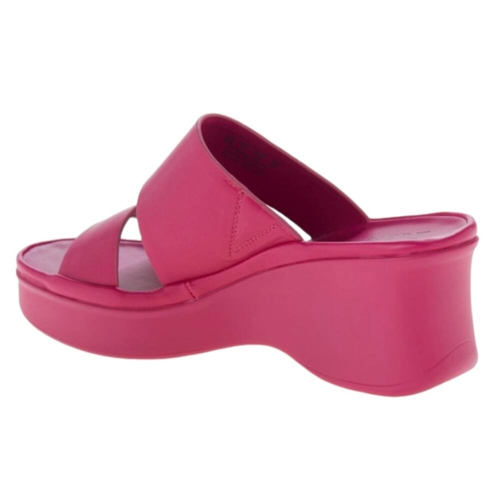 Naturalizer Women's Gen N-Rally Wedge Slide Sandals Pink Size 8 1/2 - Picture 2 of 4